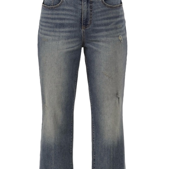 Time and Tru Women’s High Rise Relaxed Boyfriend Jeans Size 6 - Picture 3 of 11